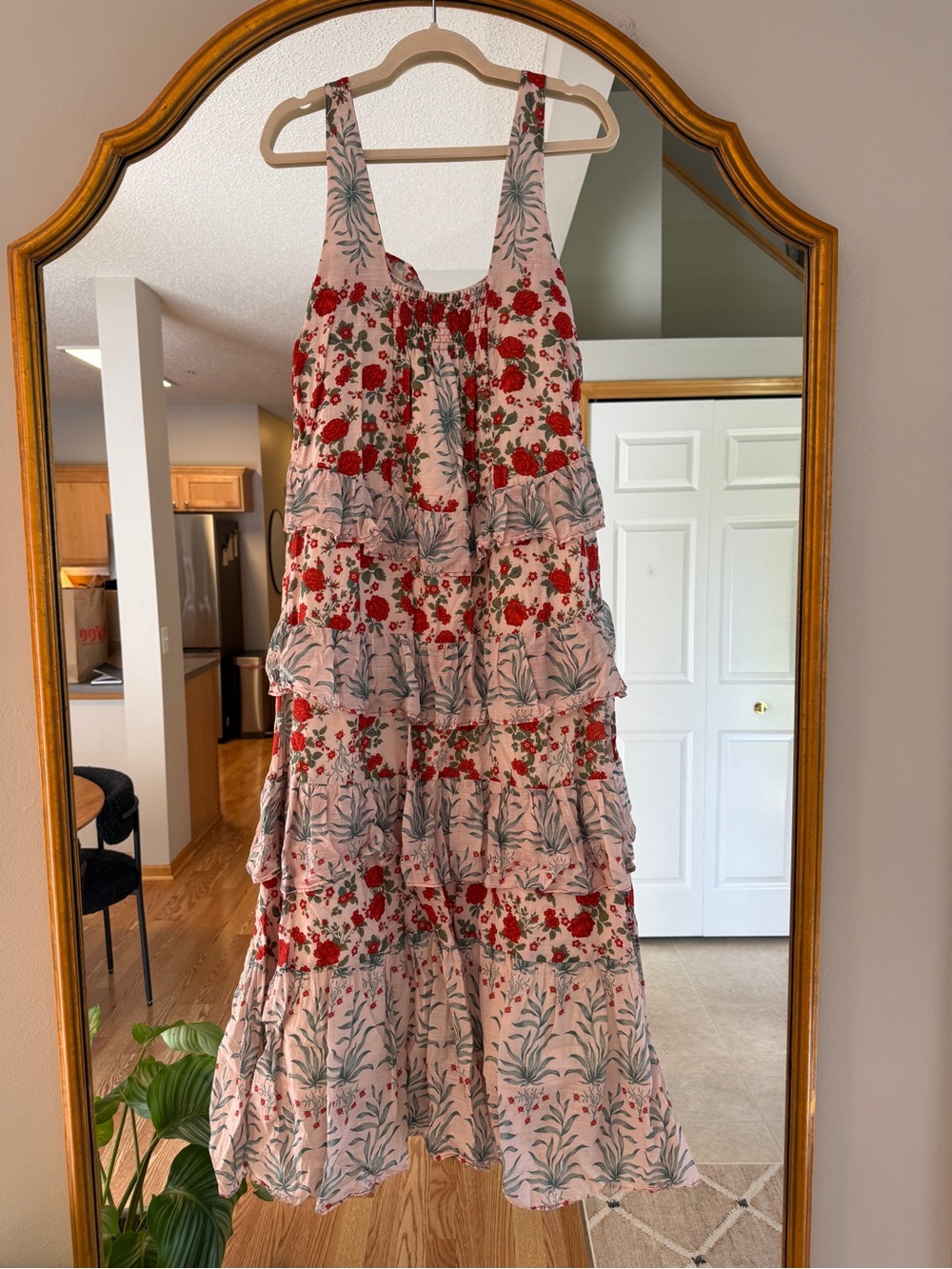 Anthropologie Floral Tiered Maxi Dress - Picture 4 of 4